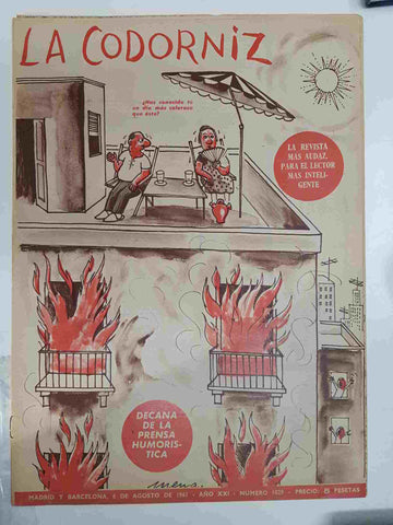 Revista la Codorniz: num 1029 Año XXI, 6 de Agosto de 1961