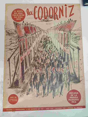 Revista la Codorniz: num 1030 Año XXI, 13 de Agosto de 1961 - Europa 1961, inauguracion de viviendas