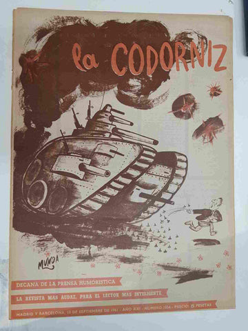 Revista la Codorniz: num 1034 Año XXI, 10 de Septiembre de 1961
