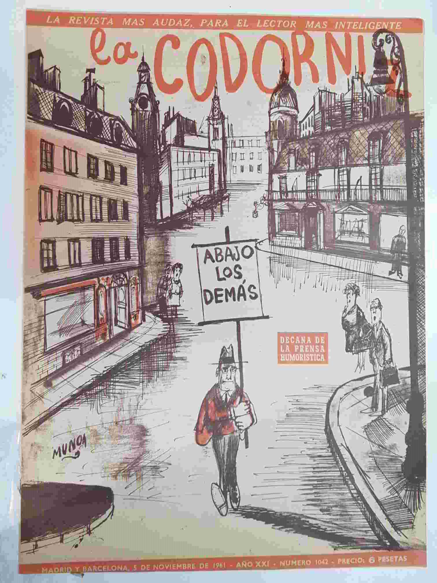 Revista la Codorniz: num 1042 Año XXI, 5 de Noviembre de 1961 - Abajo los demas