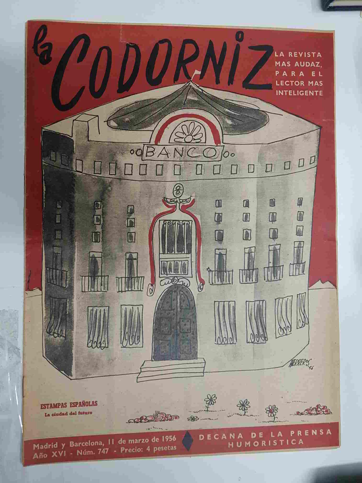 Revista la Codorniz: num 0747 Año XVI, 11 marzo 1956 - La ciudad del futuro