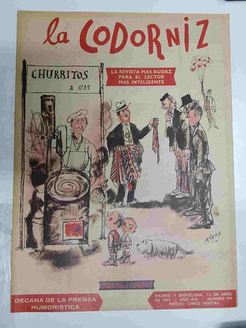 Revista la Codorniz: num 0908 Año XIX, 12 abril 1959 - Industria y comercio. Portada firmada por Munoa