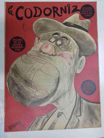 Revista la Codorniz: num 0923 Año XIX, 26 julio 1959. Portada firmada por Herreros