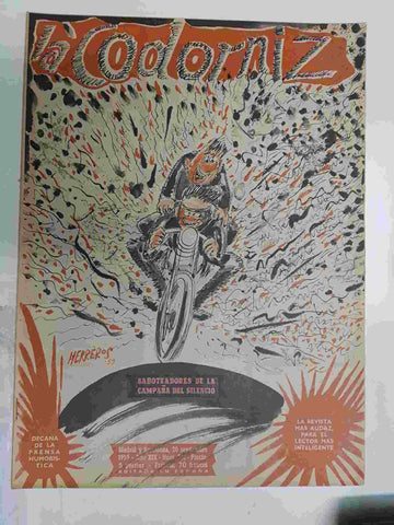 Revista la Codorniz: num 0931 Año XIX, 20 septiembre 1959 - Sabotadores de la campaña del silencio. Portada firmada por Herreros
