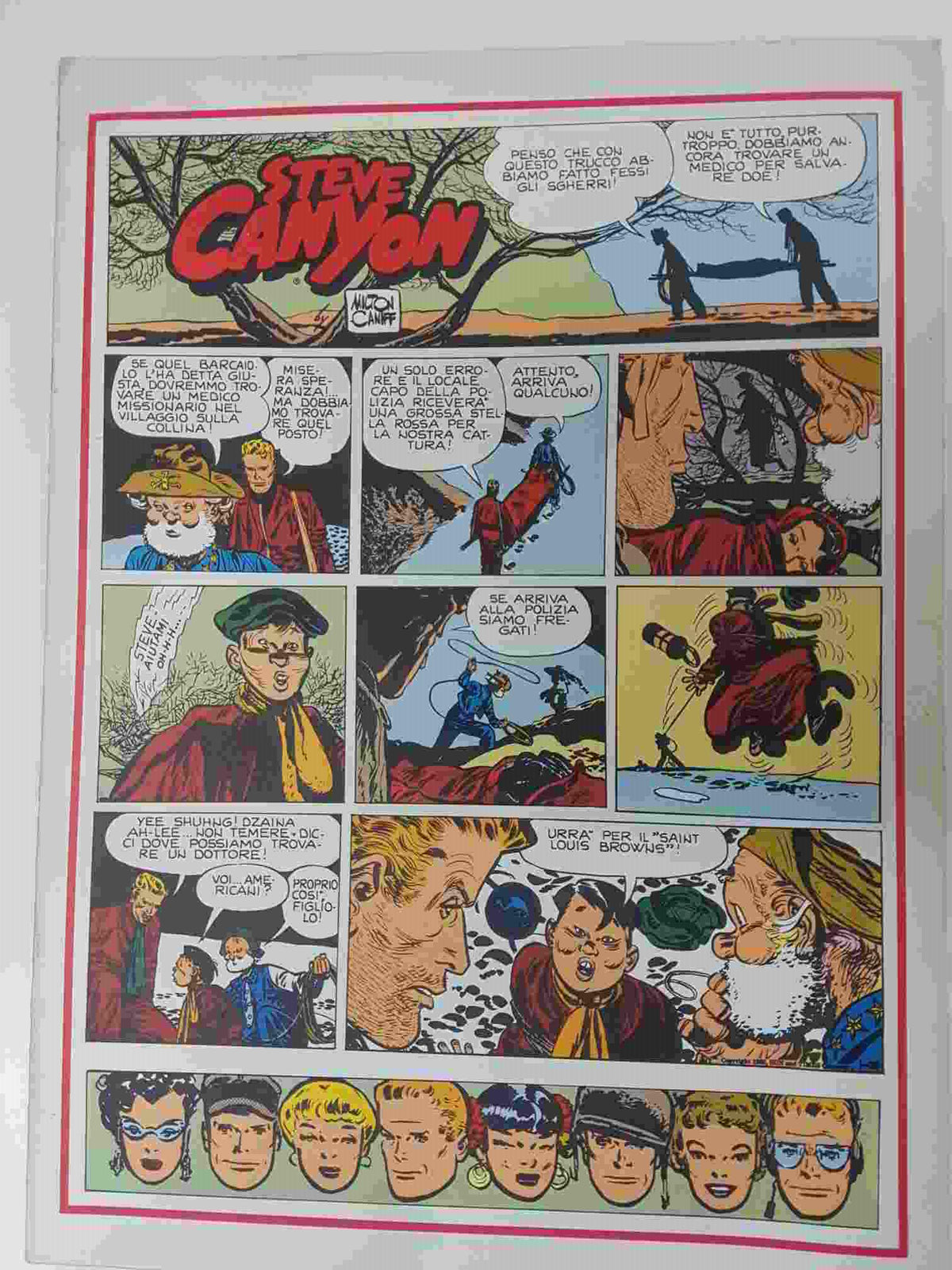 Comic serie Steve Canyon: vol. 101, 1979 - Milton Caniff. Idioma: italiano