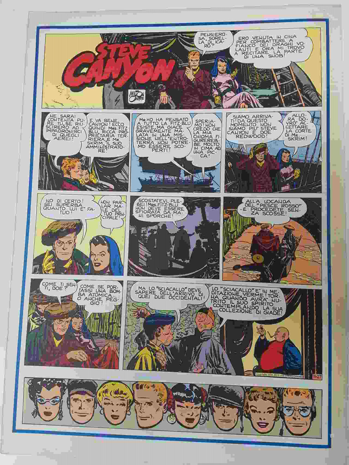 Comic serie Steve Canyon: vol. 100, 1979 - Milton Caniff. Idioma: italiano