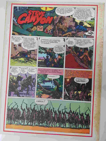 Comic serie Steve Canyon: vol. 18, 1975 - Milton Caniff. Idioma: italiano
