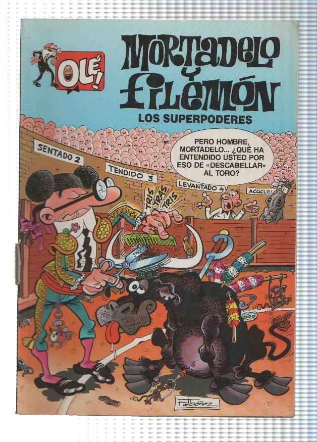 Coleccion Ole cubierta plastificada numero 14:  Mortadelo y Filemon: Los superpoderes