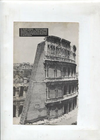 Lamina Maravillas del Mundo: El Partenon y El coliseo romano