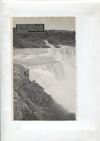 Lamina Maravillas del Mundo: El gran cañon del colorado y Las cataratas del niagara