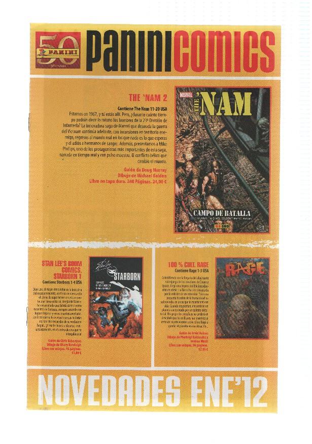 PANINI NOVEDADES - Comic Book/Manga: ENERO 2012