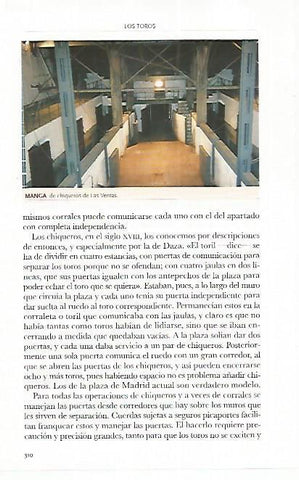 LAMINA COSSIO 50641: Manga de chiqueros de Las Ventas