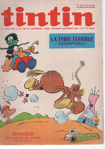 TINTIN Le Journal, Numero 1250: 24 Anne, 12-10-1972