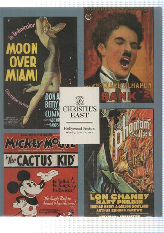 Hollywood Posters: June 1993. Charlie Chaplin in bank, The cactus kid. Christies Idioma: ingles