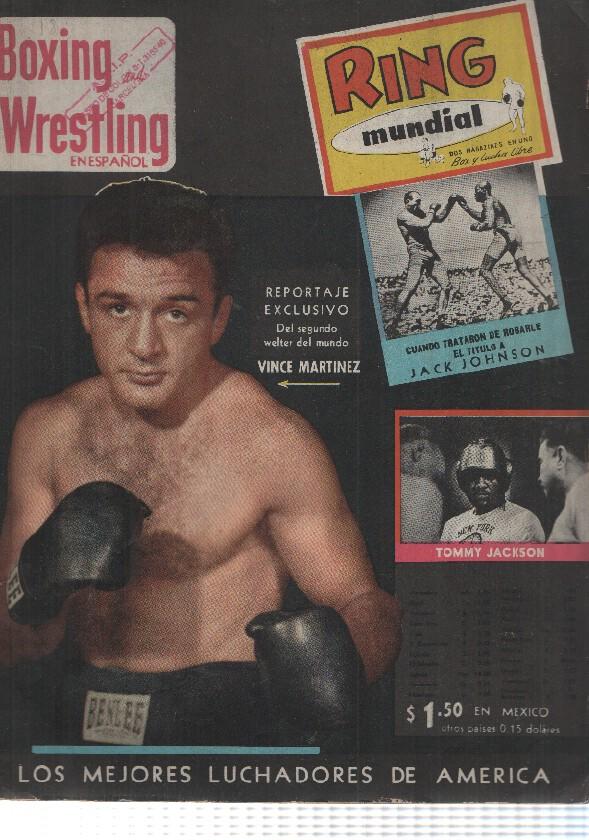 Revista: Ring Mundial vol. 1, num 1 diciembre 1955. Boxing Wrestling en español. 