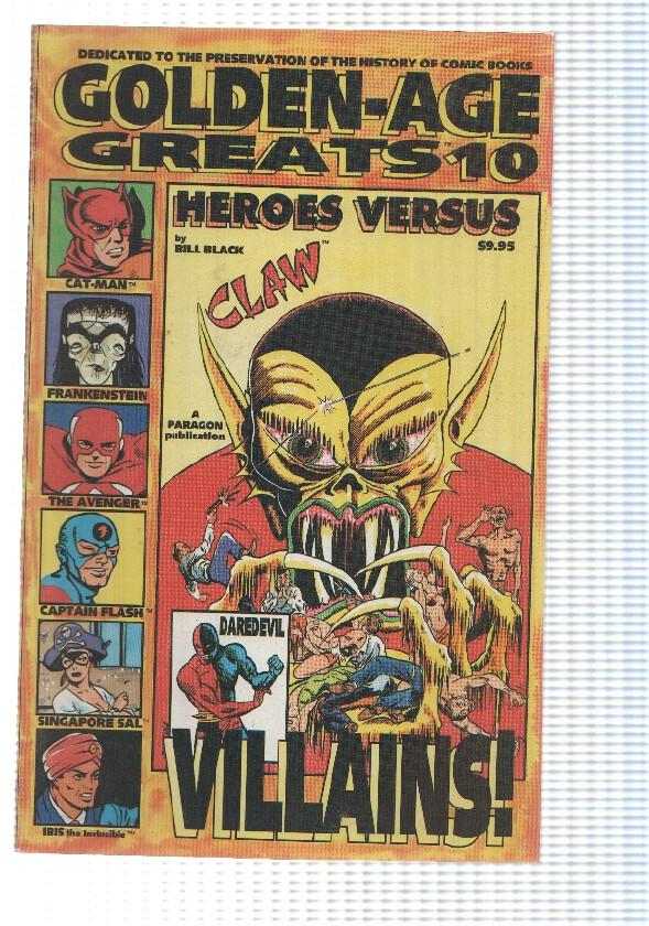 Comic en inglés: Golden-Age Greats vol. 10, Heroes vs Villans