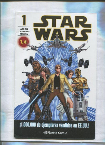 Star Wars numero 1 (edicion especial con valor cubierta de 1 €)