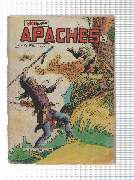Comic Mon Journal: Apaches num 099, octobre 1984 - Gros Bichon. Arok-Canada Jean-Mark Trail