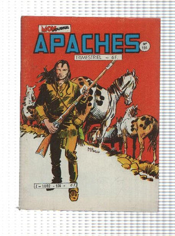 Comic Mon Journal: Apaches num 101, avril 1985 - Voleurs voles. Arok-Canada Jean-Mark Trail