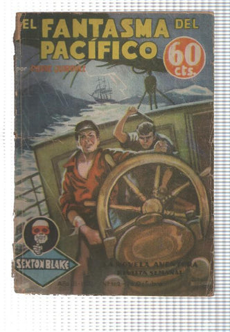 La Novela Aventura: num 102 año III, 1935  - El fantasma del pacifico. Sexton Blake