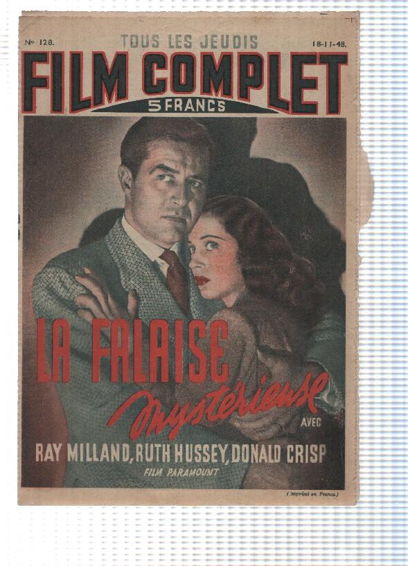 Revista: Film Complet num 128 (1948) - La falaise mysterieuse. Portada: Ray Milland, Ruth Hussey