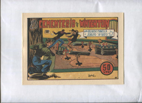 Ricardo Manteca y Jorgito Apuros facsimil numero 11: El cementerio de Winterton