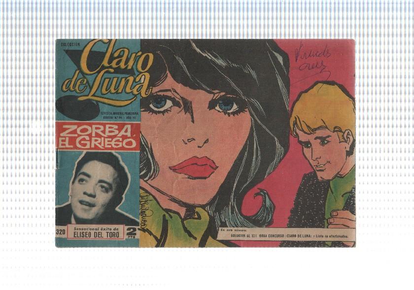 Claro de Luna numero 320: Zorba el griego (Eliseo del Toro)