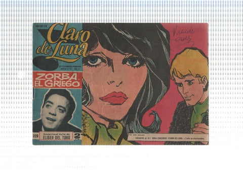 Claro de Luna numero 320: Zorba el griego (Eliseo del Toro)