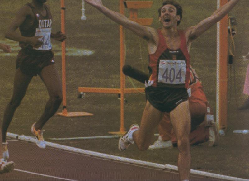 Poster La Vanguardia Barcelona 92 numero 15: Fermin Cacho