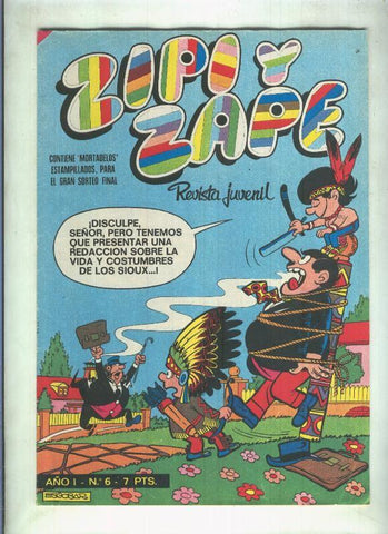 Zipi y Zape revista semanal numero 006 (poster central de Carpanta)
