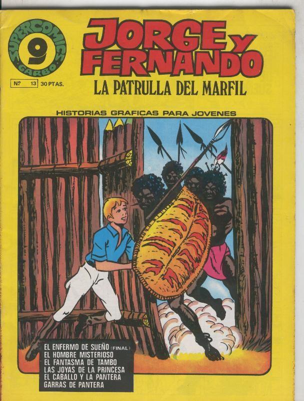 Jorge y Fernando de supercomics Garbo numero 13: El enfermo del sueño-El hombre misterioso-El fantasma de Tambo-