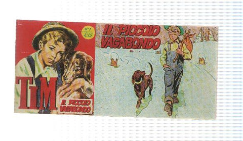 facsimil en italiano: Tim num 01, il Piccolo Vagabondo