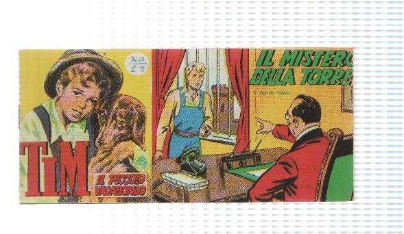 facsimil en italiano: Tim num 20, il Piccolo Vagabondo - il Mistero della Torre