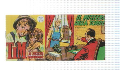 facsimil en italiano: Tim num 20, il Piccolo Vagabondo - il Mistero della Torre
