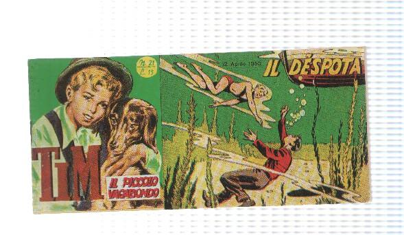 facsimil en italiano: Tim num 21, il Piccolo Vagabondo - il Despota