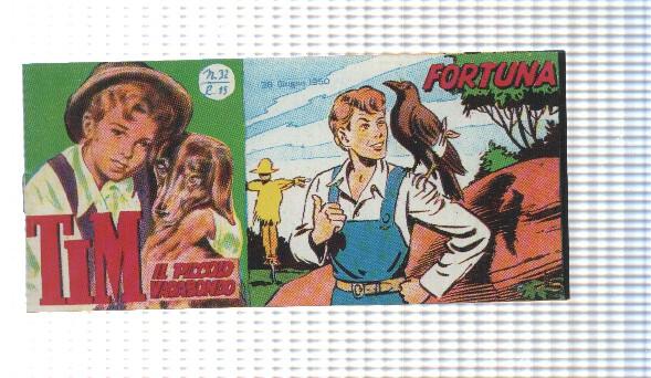 facsimil en italiano: Tim num 32, il Piccolo Vagabondo - Fortuna