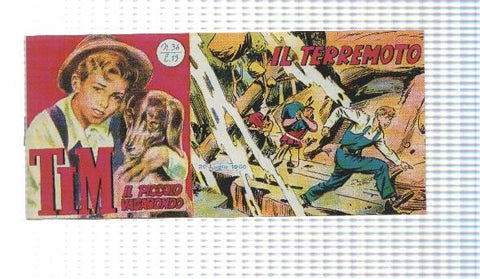 facsimil en italiano: Tim num 36, il Piccolo Vagabondo - il Terremoto