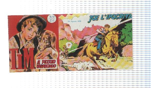 facsimil en italiano: Tim num 40, il Piccolo Vagabondo - Joe Lipocrita
