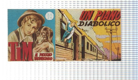 facsimil en italiano: Tim num 45, il Piccolo Vagabondo - Un Piano Diabolico