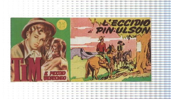 facsimil en italiano: Tim num 47, il Piccolo Vagabondo - Leccidio di Pin-Ulson
