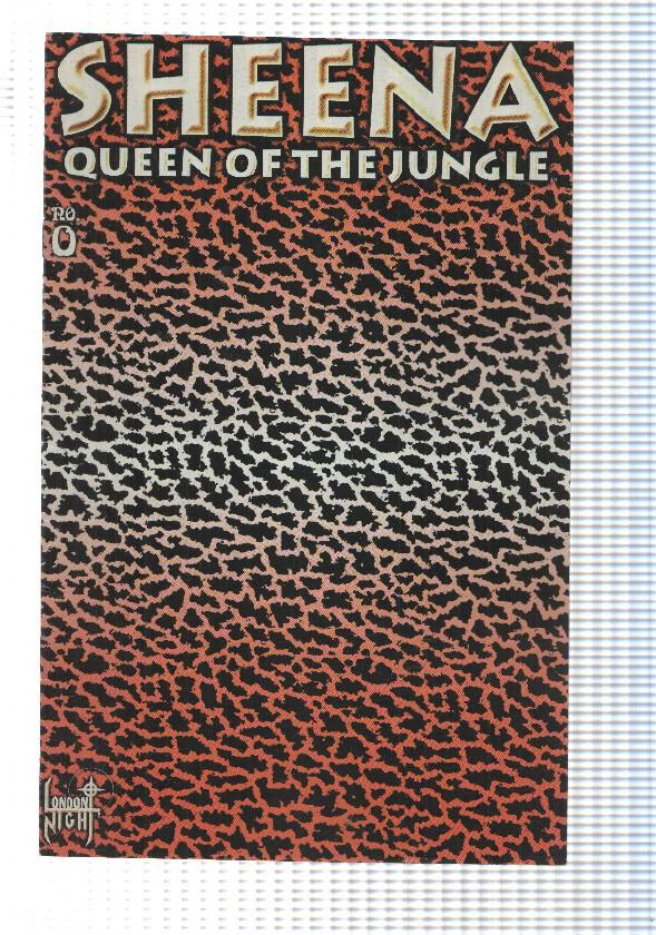 London Knight: (leopard cover) Sheena num 0, Queen of the Jungle