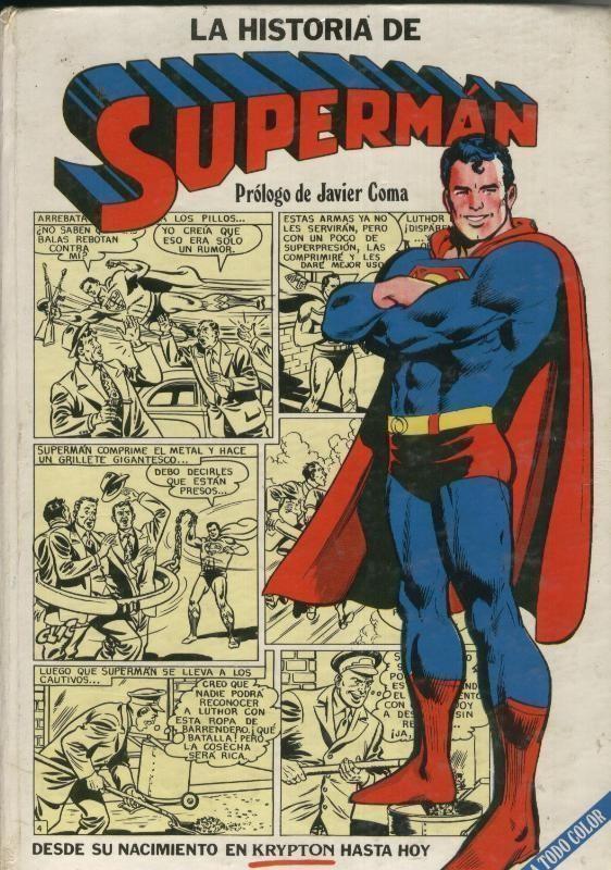 Novaro: La historia de Superman (abierto de lomo interior) (marca golpe en cantos cubierta)