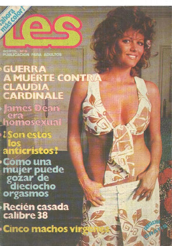 Revista: Les num 9, de los años 70. Lara Dors, Lucia Razzie, Claudia Cardinale