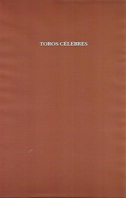 LAMINA COSSIO 51075: Toros celebres
