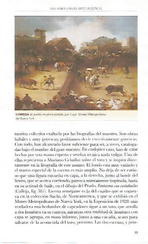 LAMINA COSSIO 51078: Corrida  por Goya