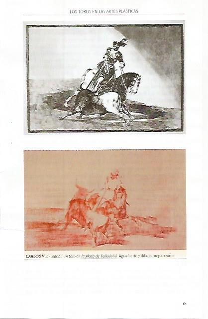 LAMINA COSSIO 51084: Carlos V lancenado un toro