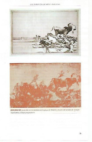 LAMINA COSSIO 51093: Desgracias en los tendidos de Madrid