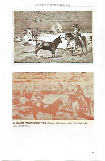 LAMINA COSSIO 51098: Fernando del Toro con la garrocha