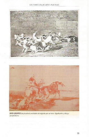 LAMINA COSSIO 51102: Dos grupos de picadores arrollados