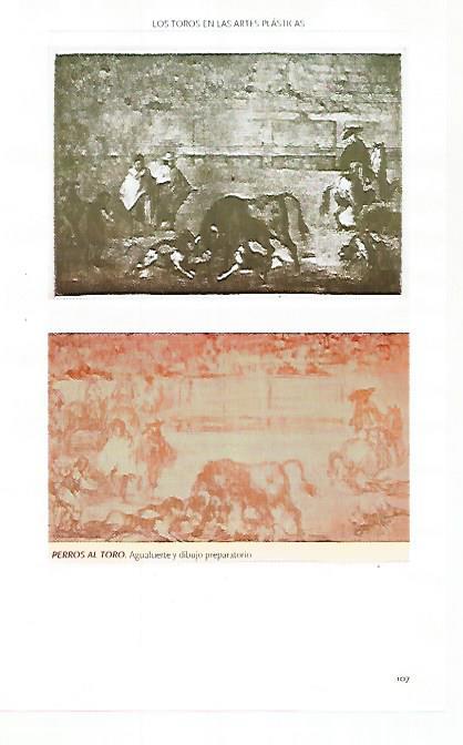 LAMINA COSSIO 51105: Perros al toro